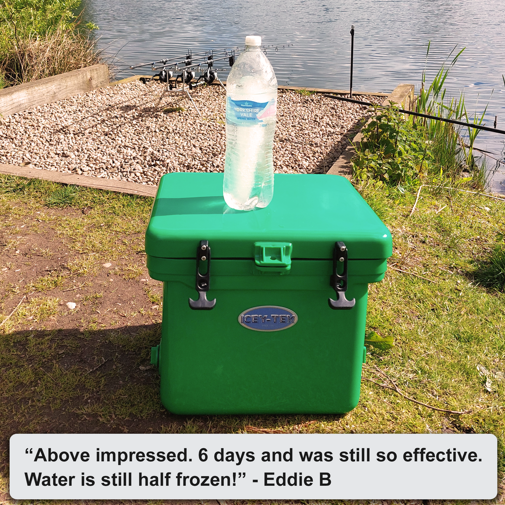 Above impressed. 6 days and was still so effective. Water is still half frozen!