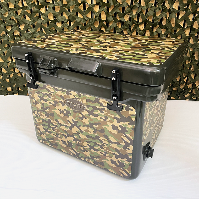 Icey-Tek 40 Litre Cube Cool Box In Classic Camo