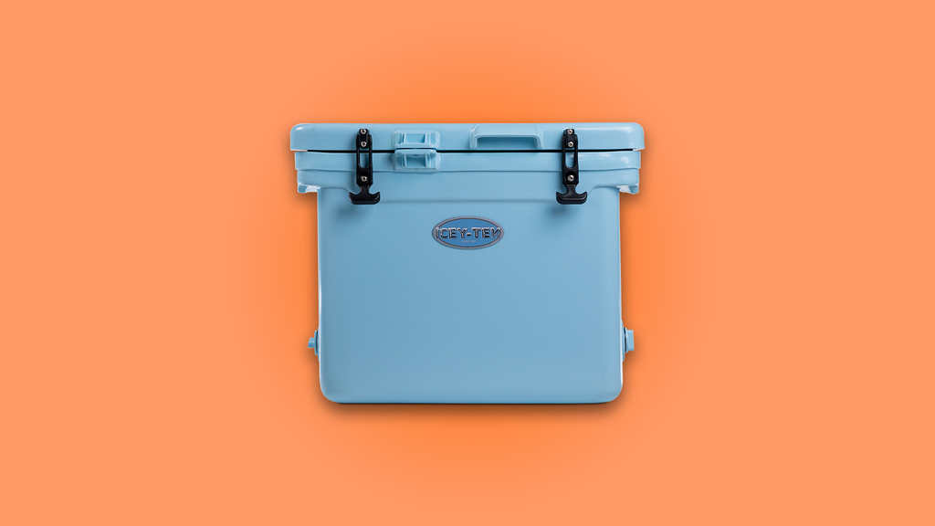 Icey-Tek 40 Litre Cube Cool Box - Baby Blue