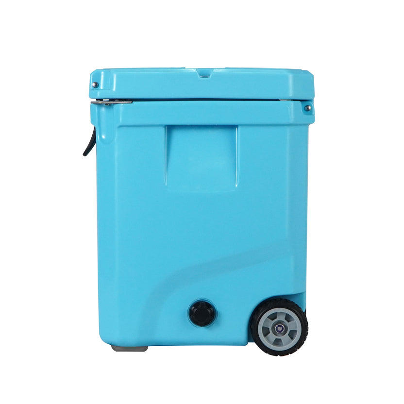 Icey-Tek 35 Litre Cool Box With Wheels - Baby Blue