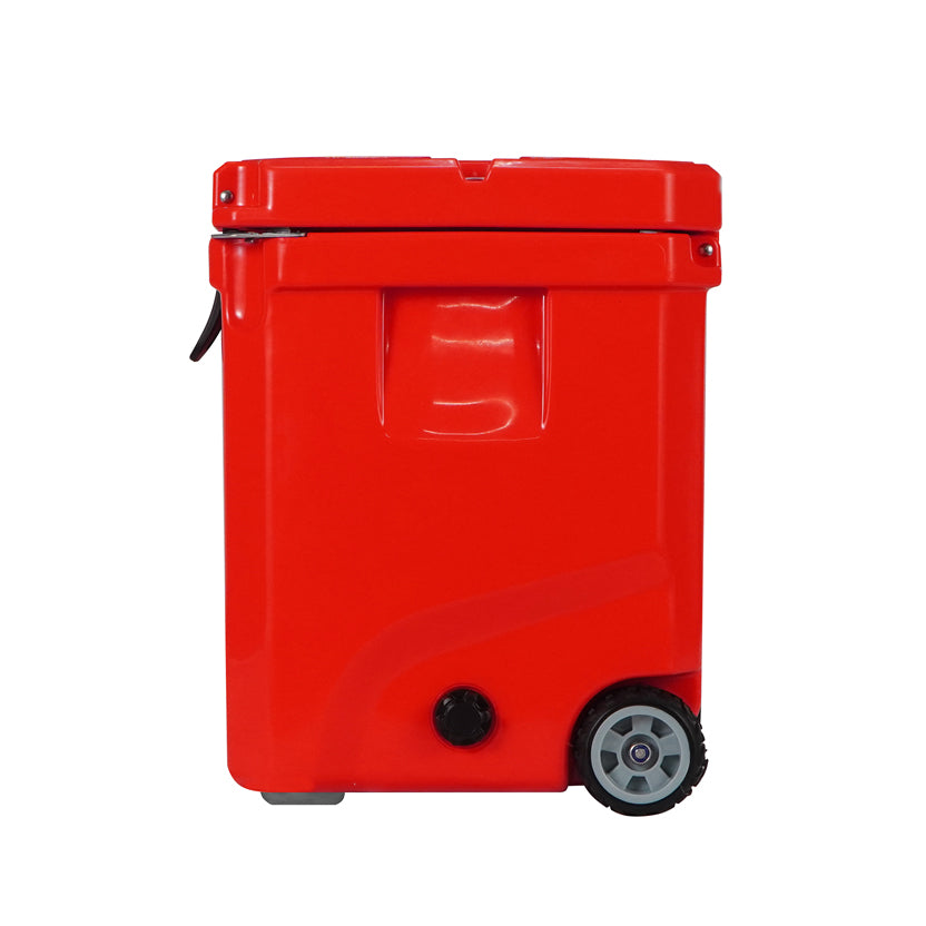 Icey-Tek 35 Litre Cool Box With Wheels - Candy Red
