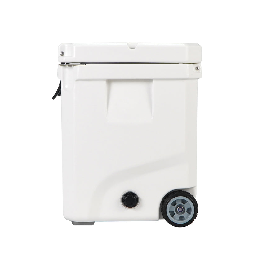 Icey-Tek 35 Litre Cool Box With Wheels - Ice White