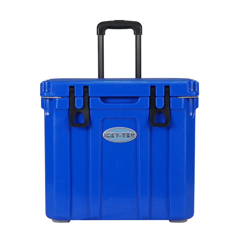 Icey-Tek 35 Litre Cool Box With Wheels - Ocean Blue