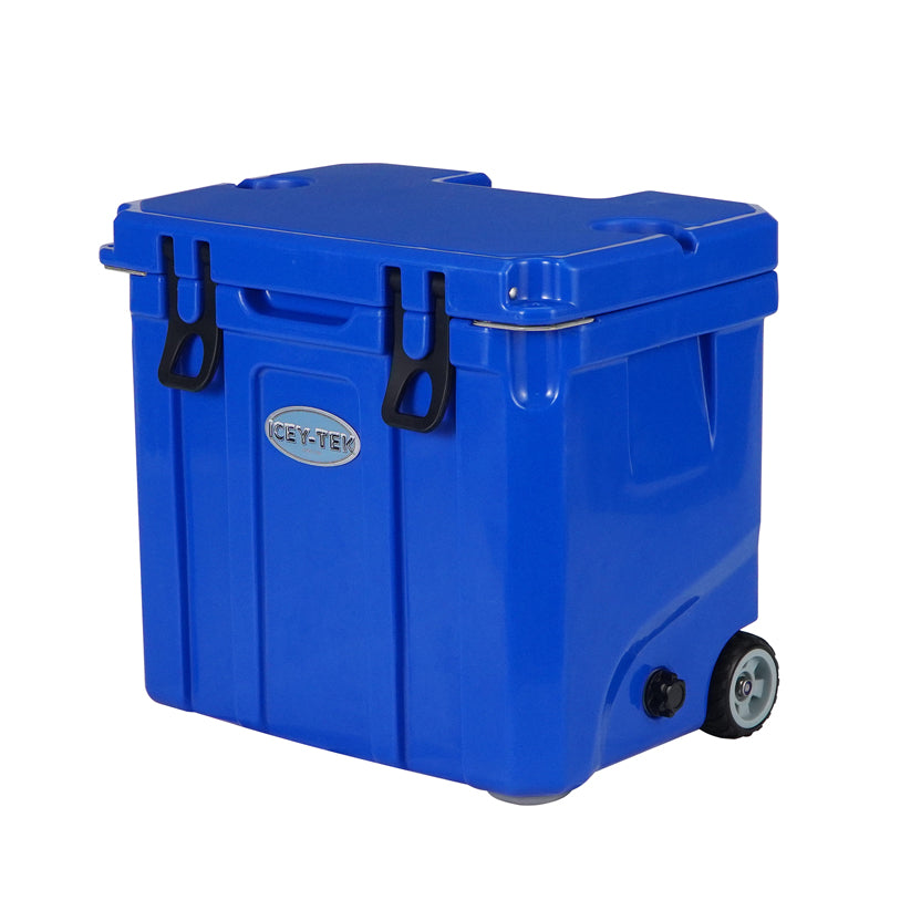 Icey-Tek 35 Litre Cool Box With Wheels - Ocean Blue