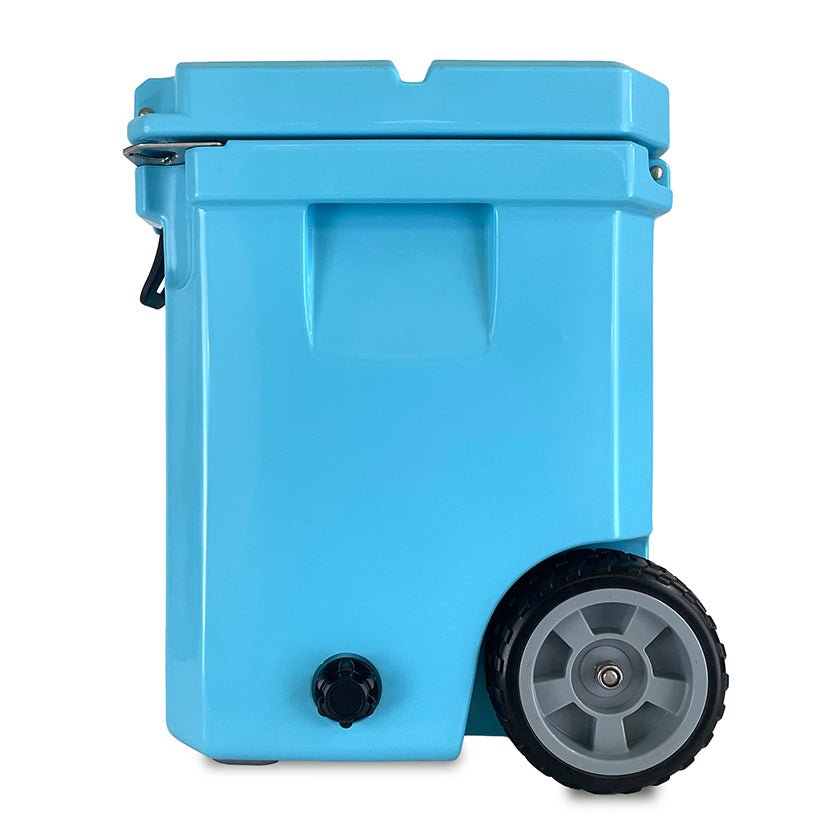 Icey-Tek 35 Litre Cool Box With Wheels - Baby Blue