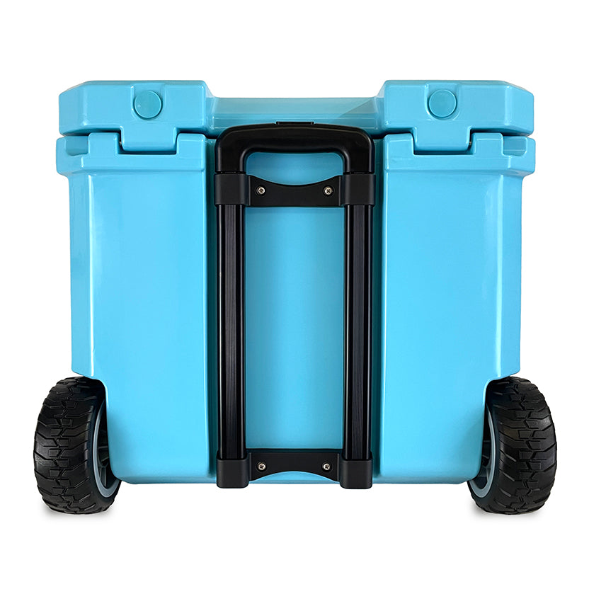 Icey-Tek 35 Litre Cool Box With Wheels - Baby Blue
