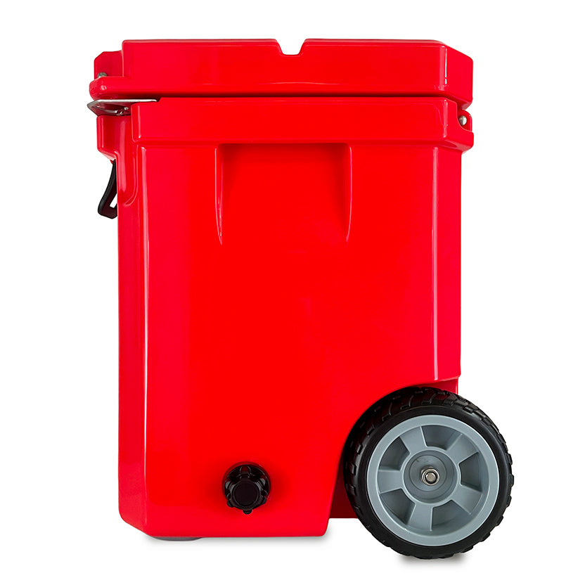 Icey-Tek 35 Litre Cool Box With Wheels - Candy Red