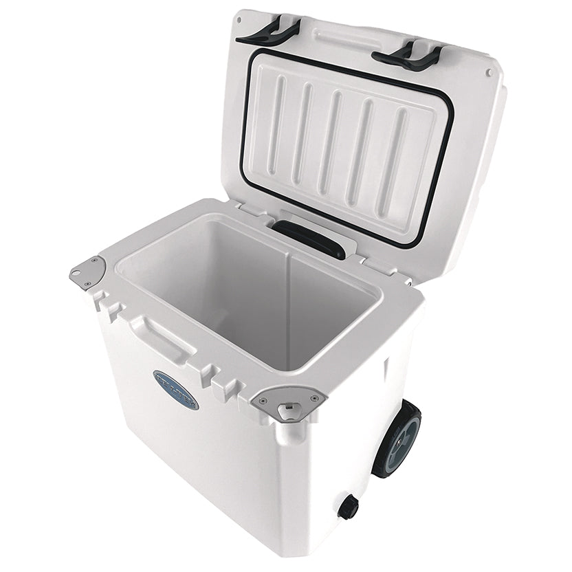Icey-Tek 35 Litre Cool Box With Wheels - Ice White
