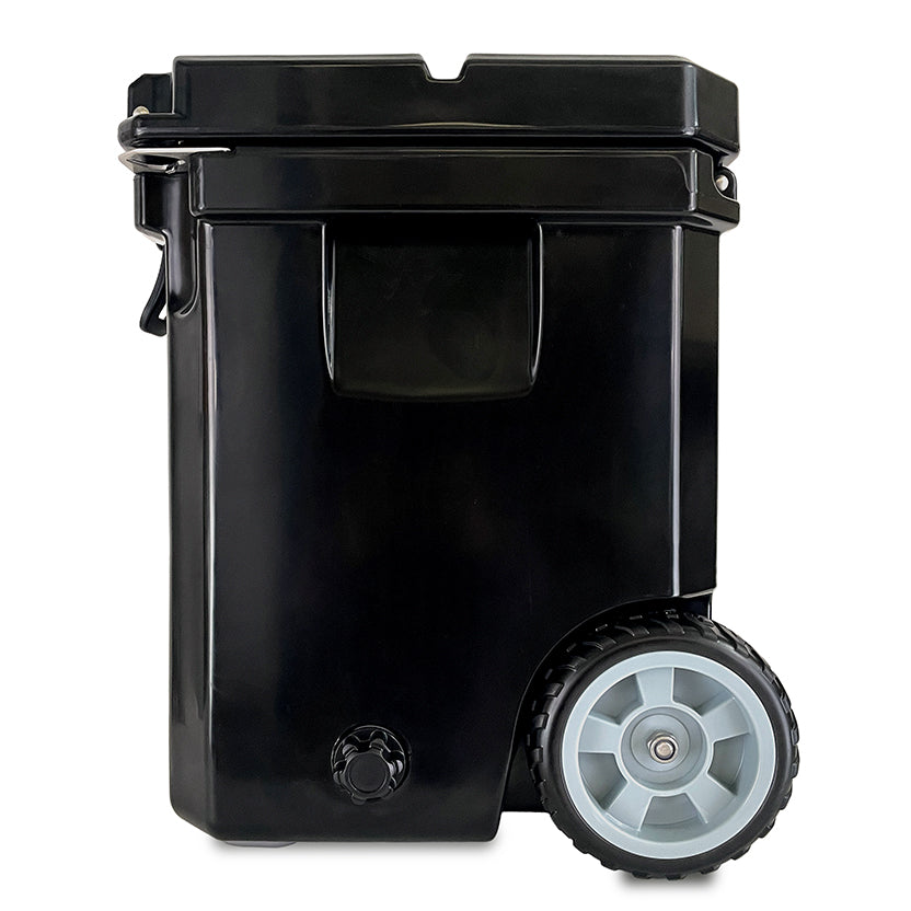Icey-Tek 35 Litre Cool Box With Wheels - Jet Black