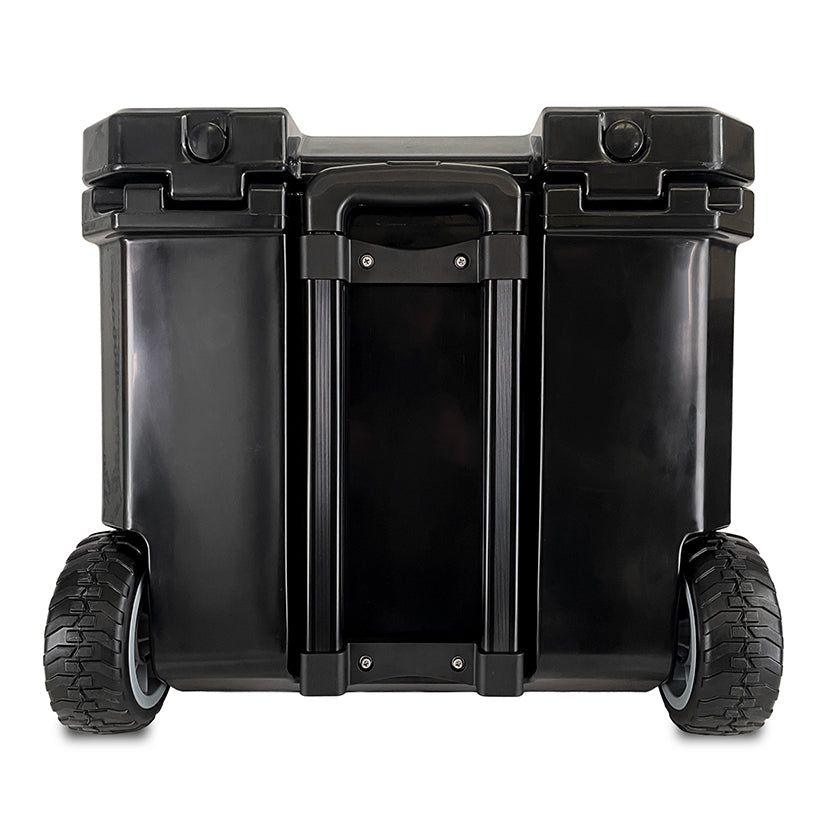 Icey-Tek 35 Litre Cool Box With Wheels - Jet Black