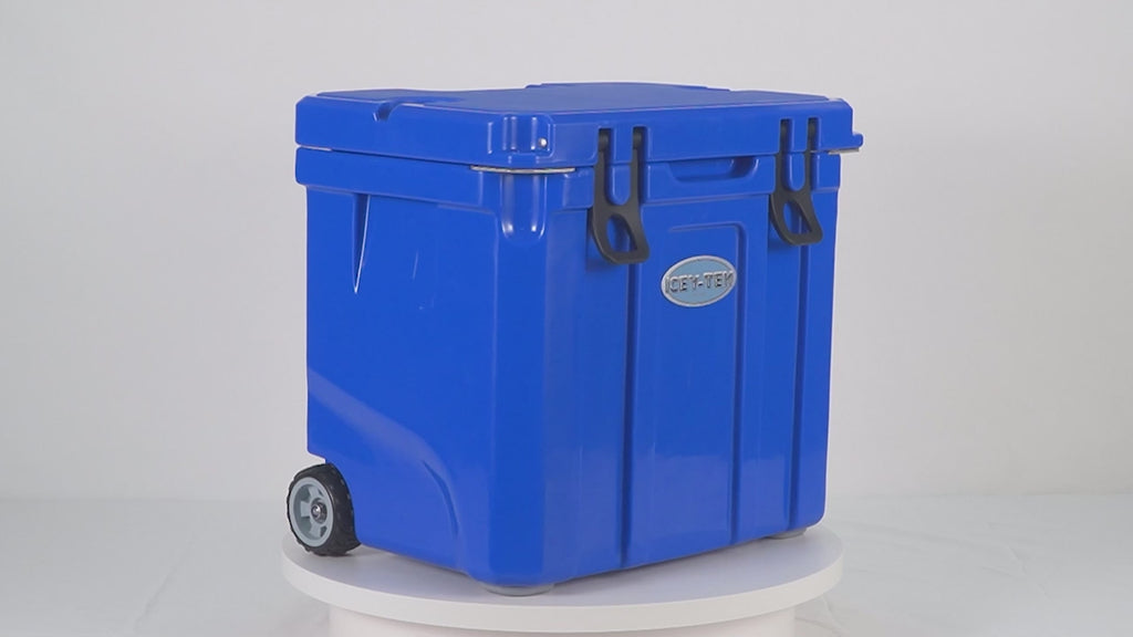 Icey-Tek 35 Litre Cool Box With Wheels - Ocean Blue