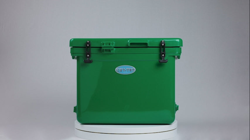 Icey-Tek 55 Litre Cube Cool Box In Forest Green