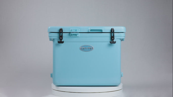 Icey-Tek 55 Litre Cube Cool Box In Baby Blue