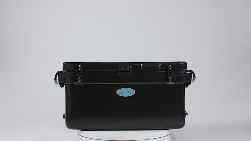 Icey-Tek 56 Litre Long Cool Box In Jet Black