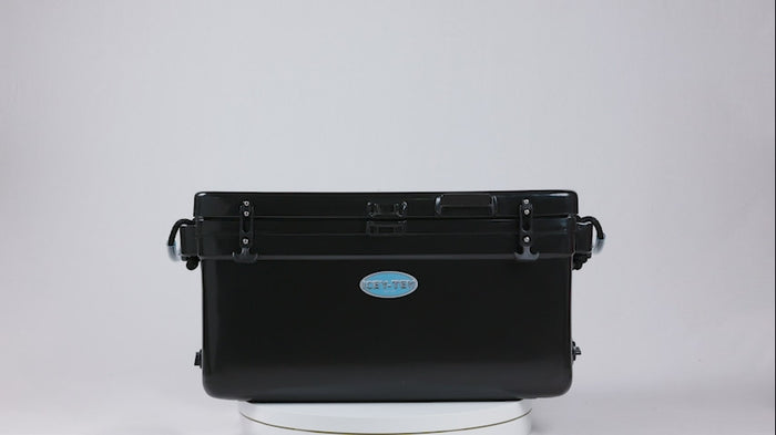 Icey-Tek 56 Litre Long Cool Box In Jet Black
