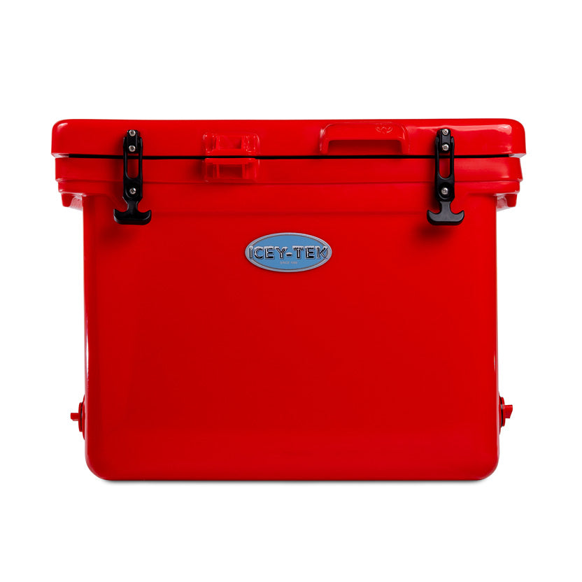 Icey-Tek 55 Litre Cube Cool Box In Candy Red