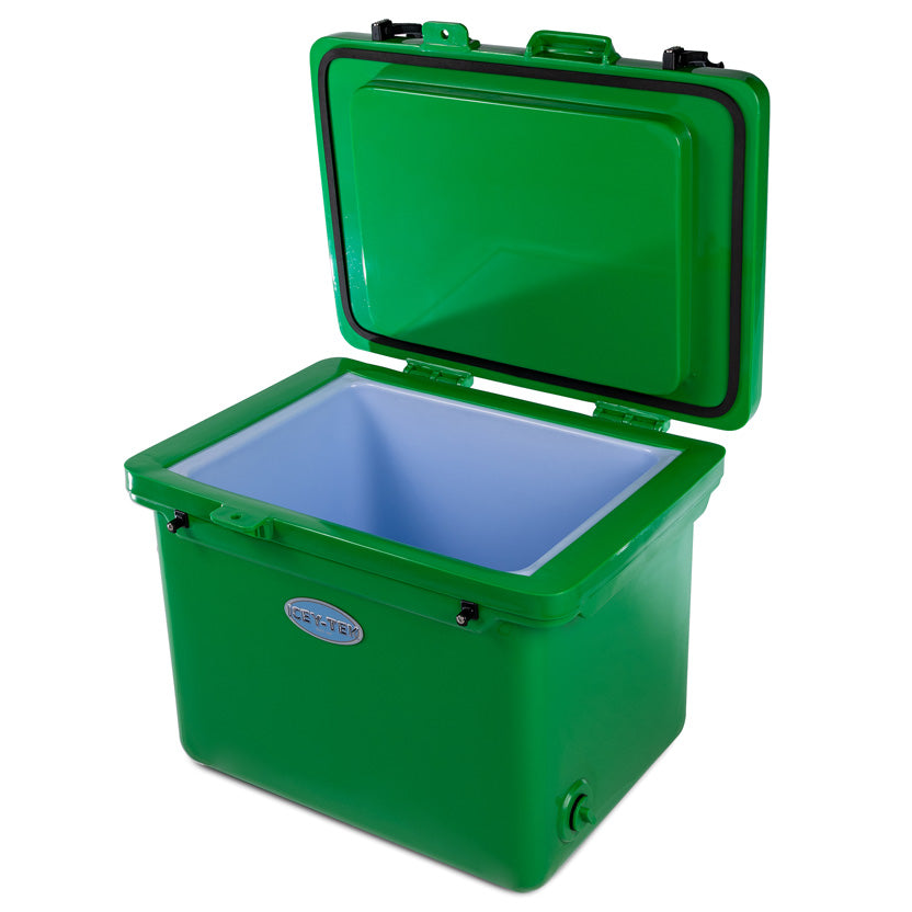 Icey-Tek 55 Litre Cube Cool Box In Forest Green