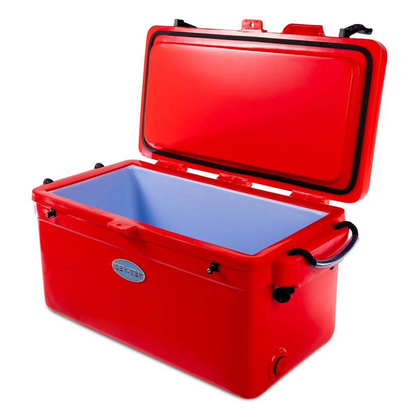 Icey-Tek 56 Litre Long Cool Box In Candy Red