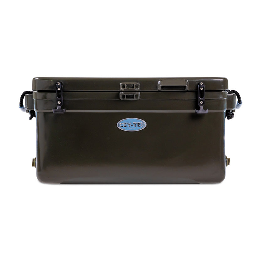 Icey-Tek 56 Litre Long Cool Box In Dark Khaki
