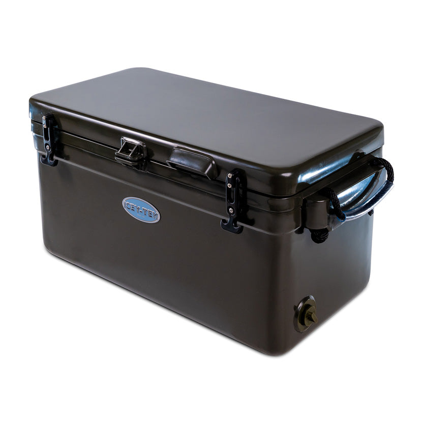 Icey-Tek 56 Litre Long Cool Box In Dark Khaki