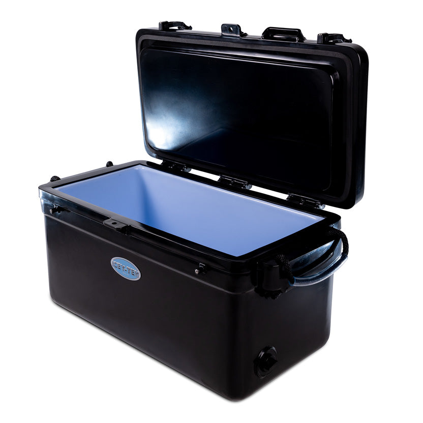 Icey-Tek 56 Litre Long Cool Box In Jet Black
