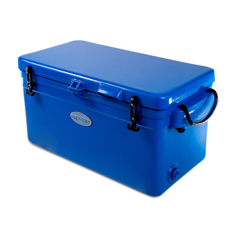 Icey-Tek 56 Litre Long Cool Box In Ocean Blue
