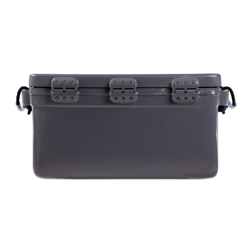 Icey-Tek 56 Litre Long Cool Box In Steel Grey