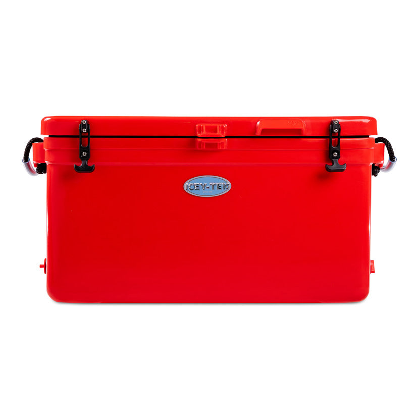 Icey-Tek 70 Litre Long Cool Box In Candy Red