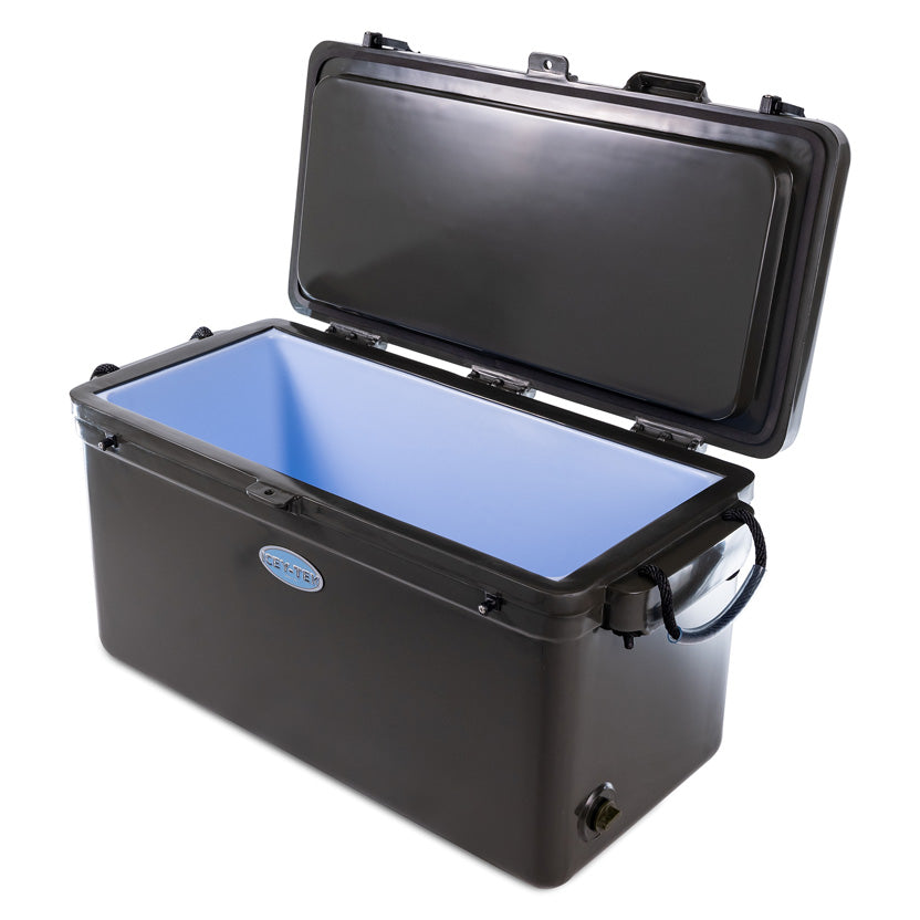 Icey-Tek 90 Litre Long Cool Box In Dark Khaki