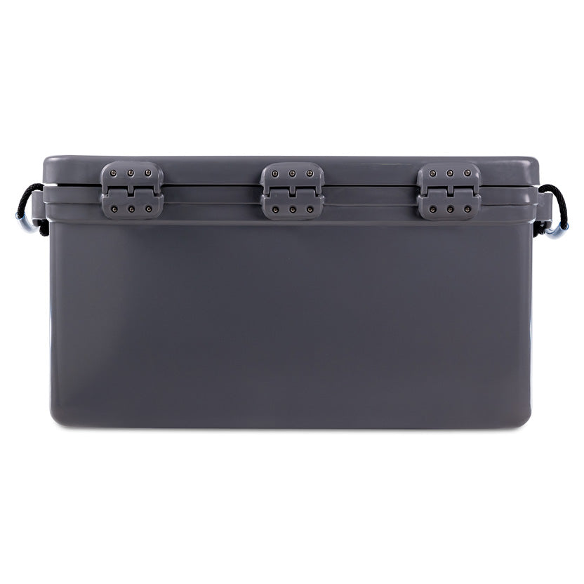 Icey-Tek 90 Litre Long Cool Box In Steel Grey